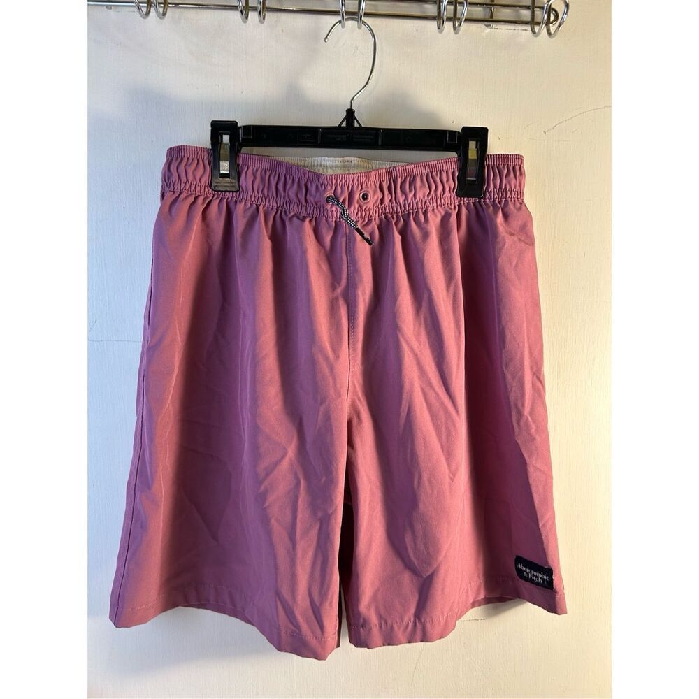 Abercrombie kids swim gym shorts with briefs size 15-16‎ pink